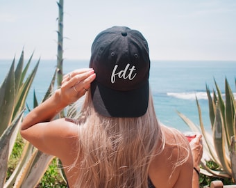 FDT Hat (5 Colors): Subtle Anti-Trump Baseball Cap, Funny Resistance + Protest, Political Humor