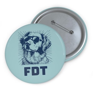 FDT Dog Lover Pin Button: Anti-Trump Resistance Merch
