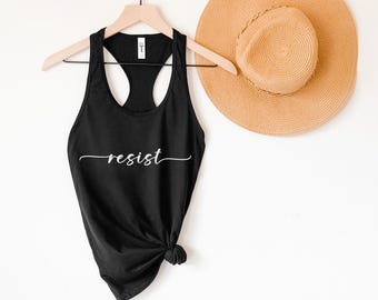 Resist Tank Top, Subtle FDT Resistance, Anti-Trump ICE Out Minnesota, Protest Tank