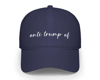 Gorra de béisbol anti-Trump AF: Gorra de béisbol de algodón FDT (5 colores)