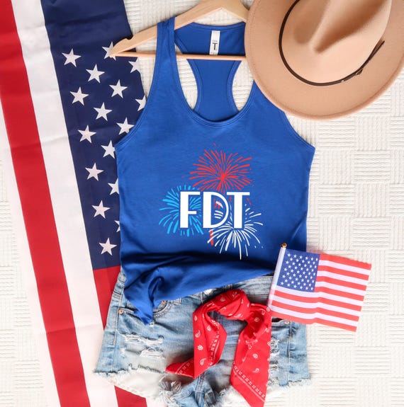 FDT 4th of July Tank Top, Anti-trump July Fourth, F*ck Donald