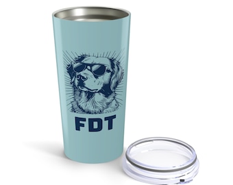 FDT Dog Tumbler: Anti-Trump Democrat Travel Mug (20 oz)