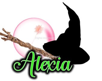 digital download WICKED theme personalised cake topper