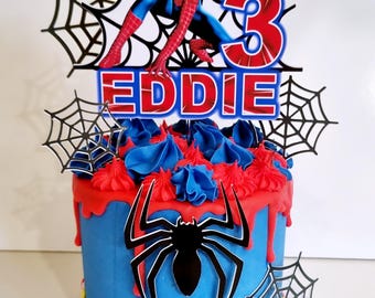 SPIDERMAN THEME personalisierte Tortenfigur