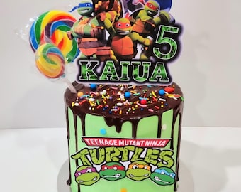 Personalisierte Tortenfigur NINJA TURTLES