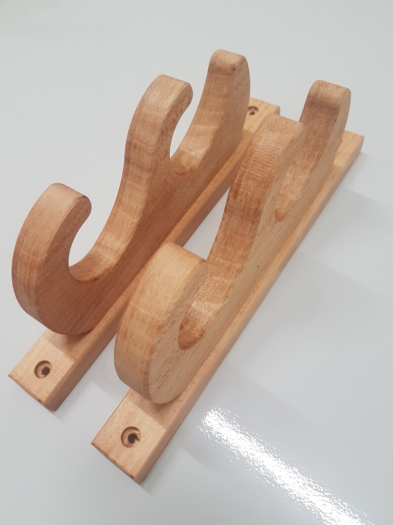 Wooden Wall Holder Rack Hanger Oars #1 - Etsy
