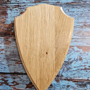 Trophäenhalterung Plakette Taxidermie Holzschild Grundplatte Wandaufhänger für Bild Foto oder verschiedene Accessoires Eiche #21