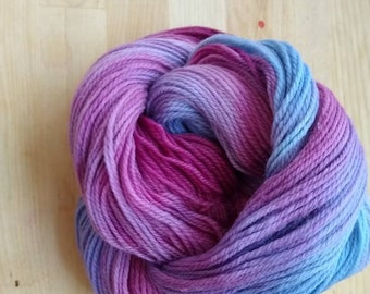 Limited-edition hand dyed sock yarn - fingering weight - approx 400 yards - NY
