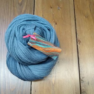 Limited-edition hand dyed sock yarn fingering weight approx 400 yds NY image 1