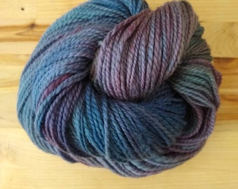 Limited-Edition hand dyed yarn - DK weight - approx 275 yds - NY - "Pretty Girls Make Graves"