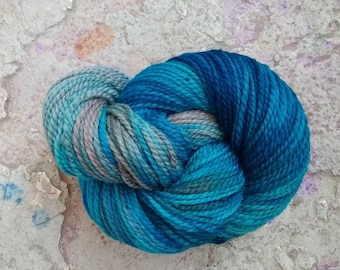 Limited-Edition hand dyed limited edition yarn - DK weight - approx 275 yds - 100% fine cormo wool WI/NY