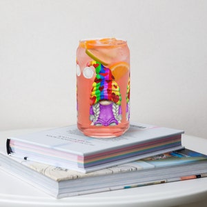 Regenbogen-Gnom-Glas: 16 Unzen Novelty Drinkware