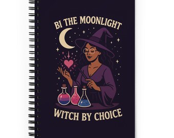 Witch by Choice Dotted Journal ~ Cottagecore Witchy Notebook for Manifestation & Moon Magic Rituals