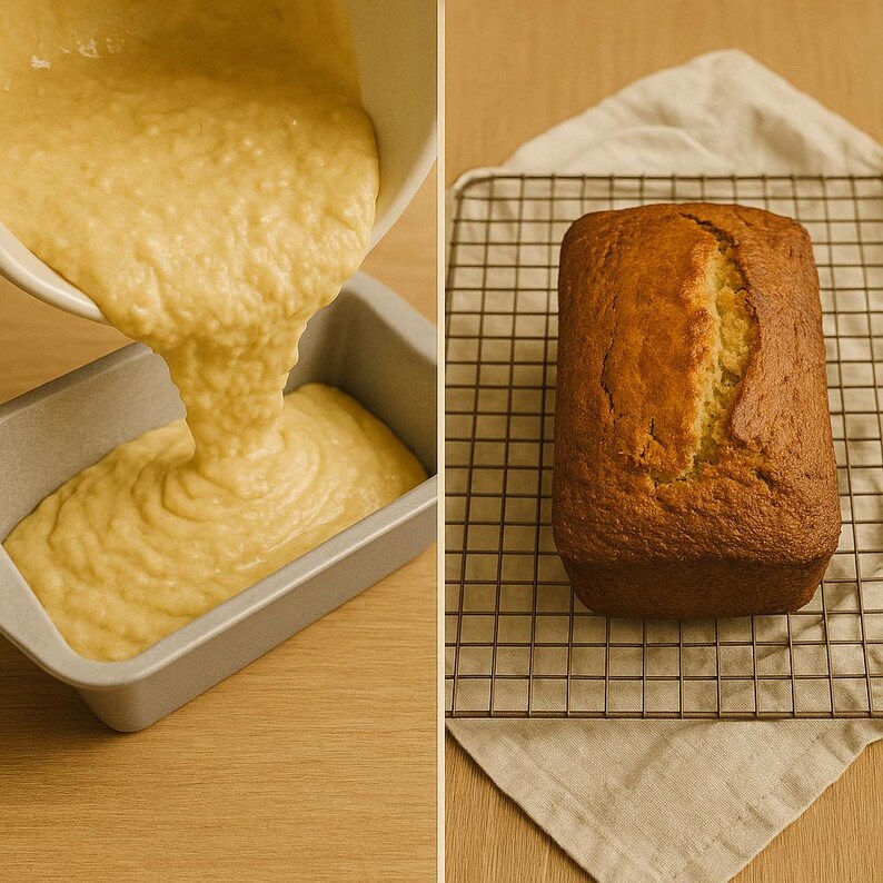 Banana Bread Recipe Printable Easy One Page Banana Loaf Recipe PDF