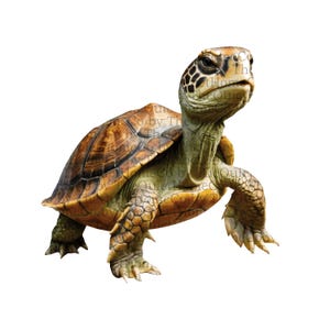 20 Schildkröte PNG Clipart Set | Aquarell Land Meeresschildkröten in Naturtönen | Transparenter Hintergrund | Tier Natur Kunstsammlung | Set #56