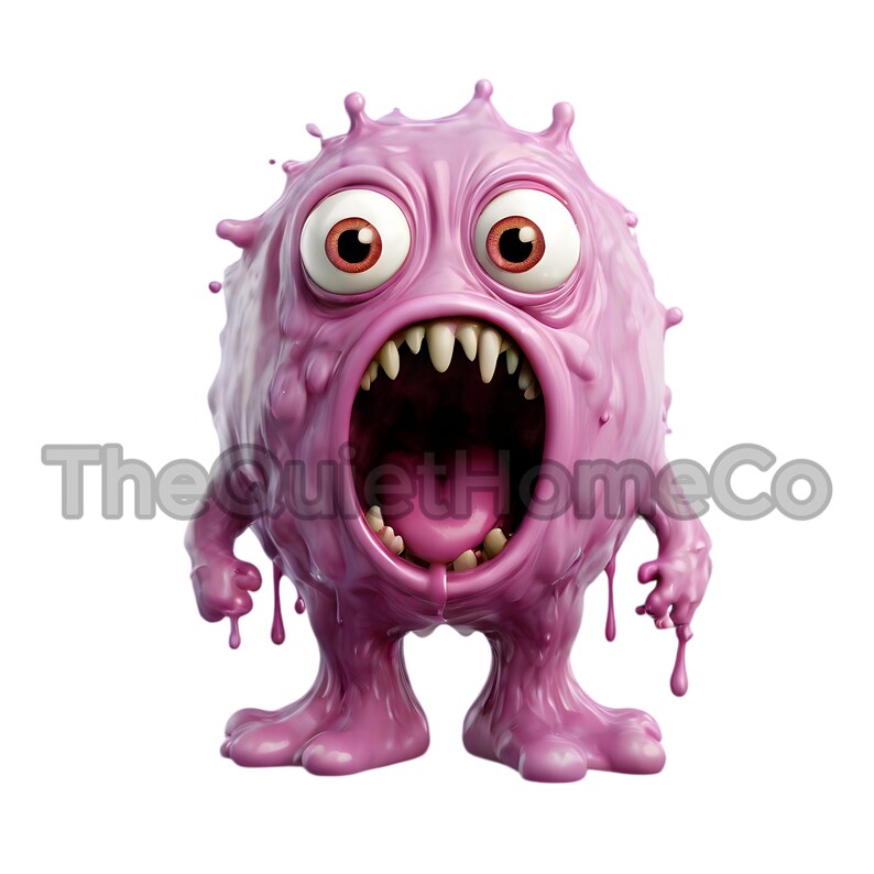 29 Monster Clipart Cartoon Creature Illustration Fantasy Character JPG ...