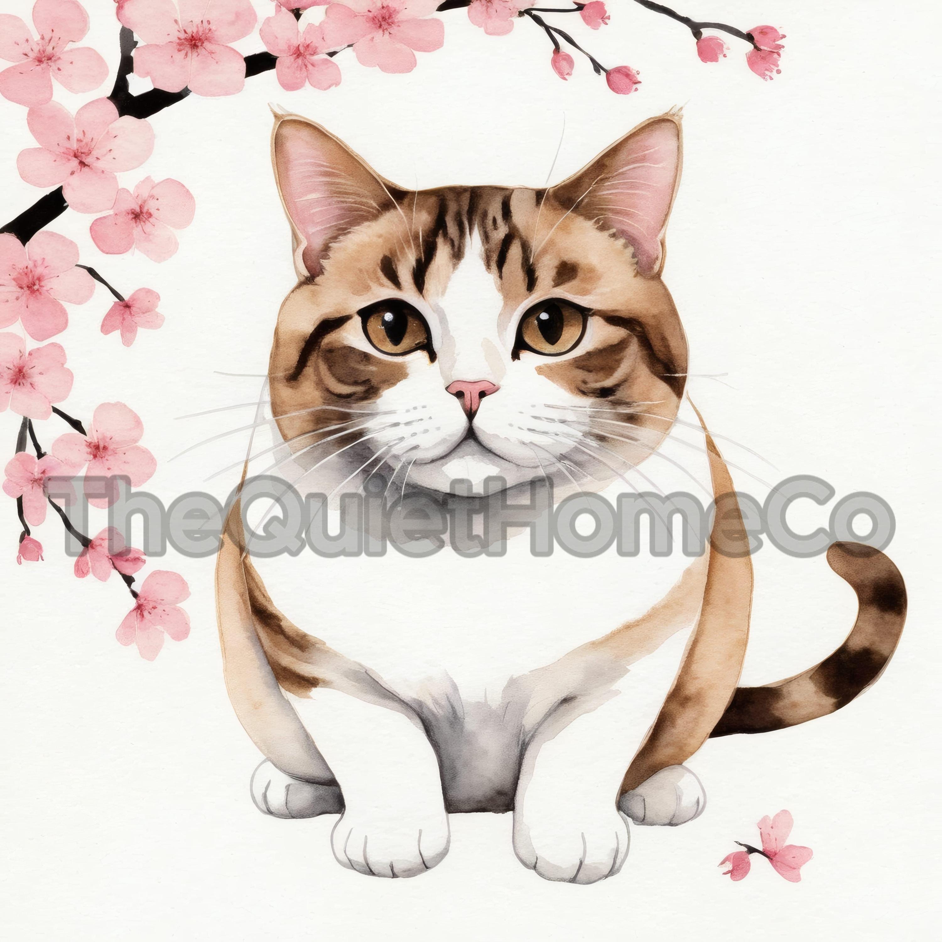 桜猫のクリップアート20選｜日本の桜猫アート｜JPGセット #15 - Etsy 日本