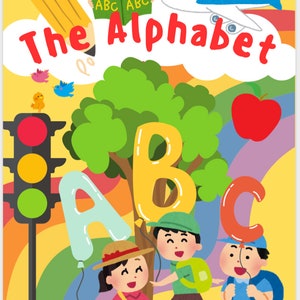 The Alphabet Kids Learning Material With Tracing Pages for Ages 2 to 5 ...