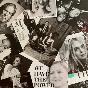 Puede incluir: Un collage de im&aacute;genes en blanco y negro con varias personas y texto. El texto incluye "The Self", "We Have The Power To Truly", "One Night In Paris" y "Consider This An Invitation To Yourself".