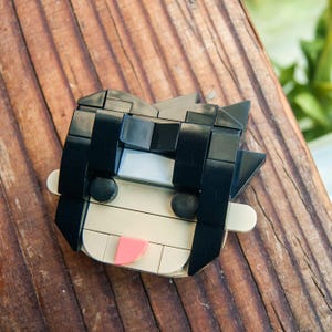 Custom Cartoon Character Magnet Made with Building Blocks for Locker Decor, Fridge, Whiteboard, Souvenir, Party Favor, Gift for LEGO Fans