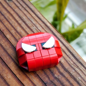 Custom Cartoon Character Magnet Made with Building Blocks for Locker Decor, Fridge, Whiteboard, Souvenir, Party Favor, Gift for LEGO Fans