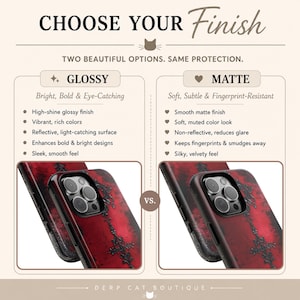 Gothic Blood Red Phone Case | Creepy Horror Weirdcore Cover iPhone 17 16 15 14 Air Pro Max Plus Magsafe Samsung Galaxy S26 S25 S24 S23 S22