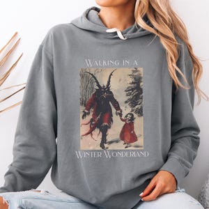 Christmas Krampus Comfort Colors® Lightweight Hoodie