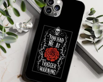 Bookish Phone Case for Smut Reader | Dark Romance Booktok Cover | Morally Grey Case for iPhone 17 Pro Max Plus Samsung Galaxy S26 Pixel 9