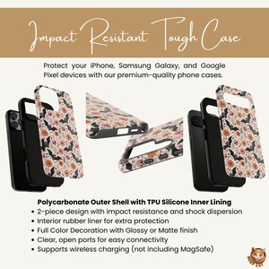 Spooky Cute Floral Fall Phone Case Cottagecore Halloween Whimsigoth cover iPhone 16 15 14 13 Pro Max Plus Samsung Galaxy S24 S23 S22 S21 S20