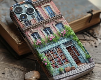 Bookish Phone Case, Book Store Aesthetic, Book Lover Gift for Reader iPhone 17 16 15 14 Pro Max Plus Magsafe Samsung Galaxy S26 S25 S24 S23