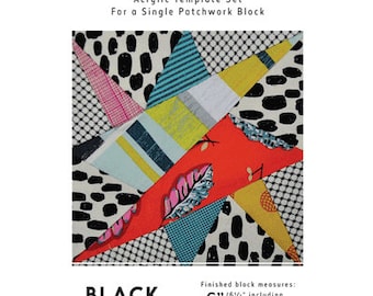 Tempters by Jen Kingwell Designs - Acrylic Templates and Pattern - Black Cockatoo