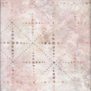 Elemental Collection - Dotty Dot - batik cotton quilt sewing fabric by Lunn Studios for Robert Kaufman Fabrics - 1/2 yard - #12259 96 Blush