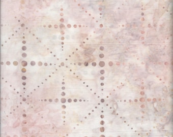 Elemental Collection - Dotty Dot - batik cotton quilt sewing fabric by Lunn Studios for Robert Kaufman Fabrics - 1/2 yard - #12259 96 Blush