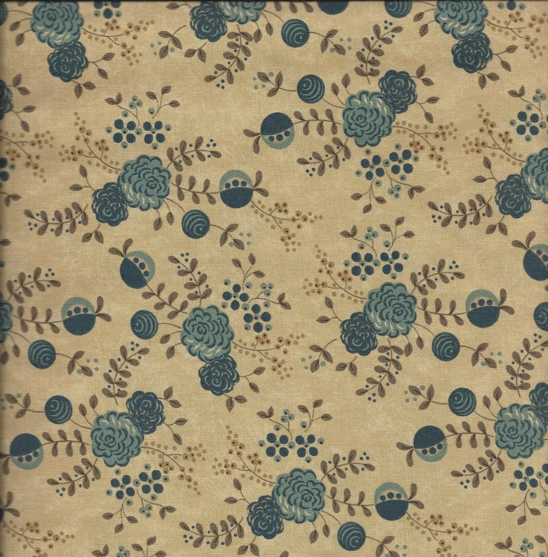 Everlastings Quilt Fabric by Sandy Gervais for Moda Fabrics - 1/2 Yard ...