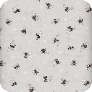 Queen Bee quilt fabric by Lewis & Irene Fabrics - 1/2 yard cut - # A503 1
