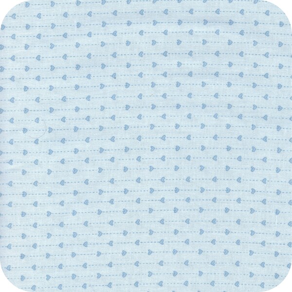 Basically Hugs quilt fabric by P&B Textiles - 1/2 yard cut - # 25044 BLU1