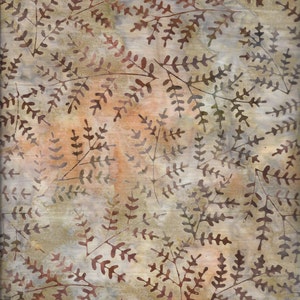 Grove 3 batik cotton quilt sewing fabric by Lunn Studios for Robert Kaufman Fabrics - 1/2 yard - 15544-191 Autumn