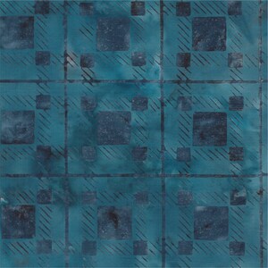 Tartans batik cotton quilting sewing fabric by Lunn Studios for Robert Kaufman Fabrics - 1/2 yard - #AMD-9485-76 Regatta