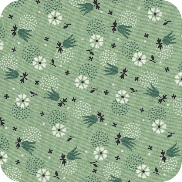 Eastham quilt fabric by Denyse Schmidt for Free Spirit Fabrics - 1/2 yard cut - # PWDS100 Juniper
