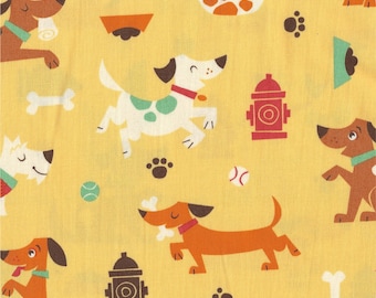 Pet Park quilt fabric by Caleb Gray for Robert Kaufman Fabrics - 1/2 yard cut - # 12822 269 Park