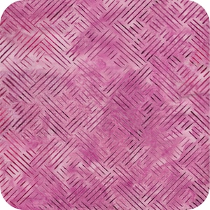 Splendid 4 batik cotton quilting and sewing fabric by Lunn Studios for Robert Kaufman Fabrics - 1/2 yd cut - #AMD-16081-97 Rose