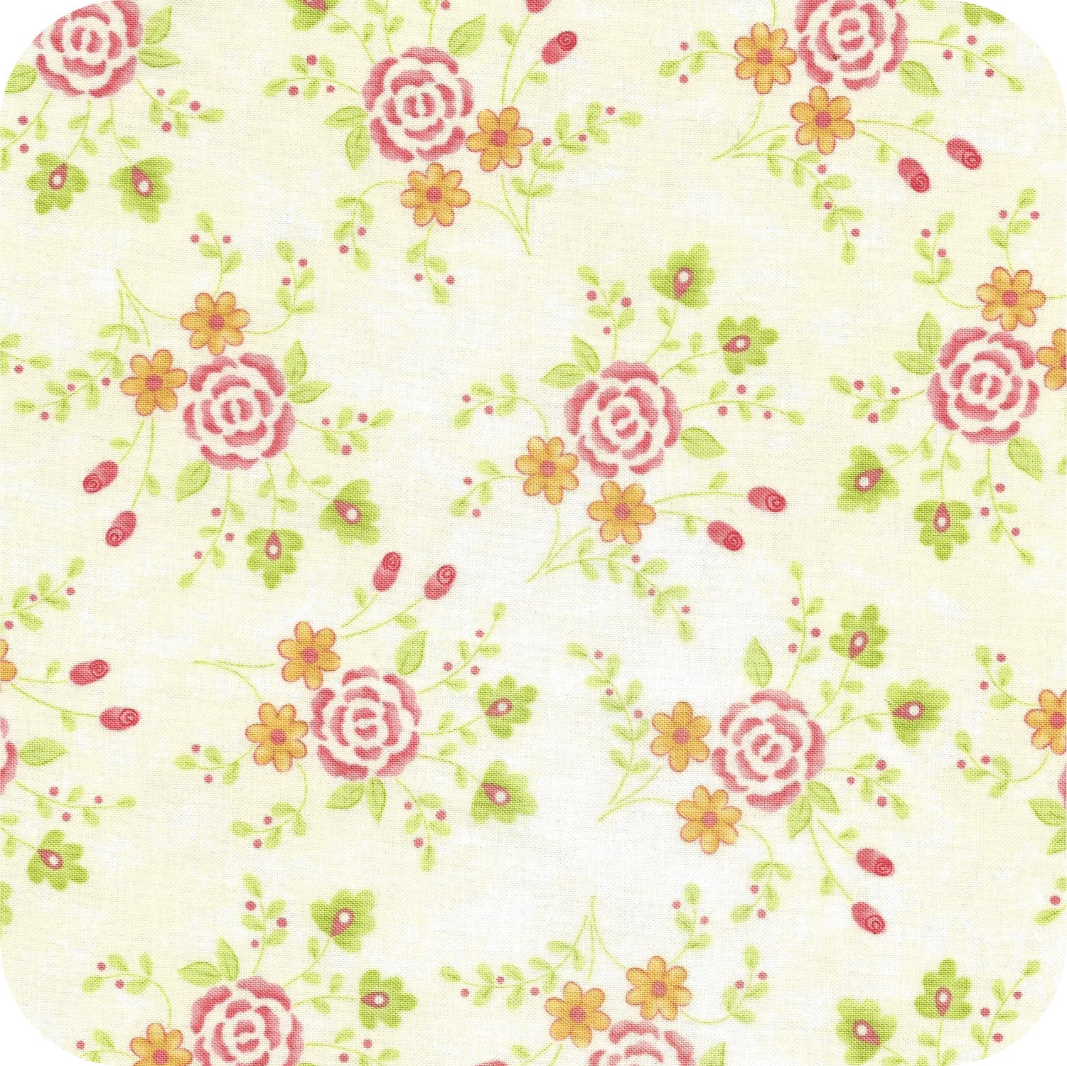 Chance of Flowers Quilt Fabric by Sandy Gervais for Moda Fabrics - 1/2 ...