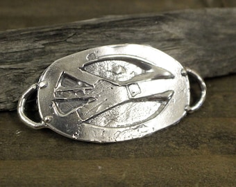 Duży Peace Link Sterling Silver Artisan 001/CL4002