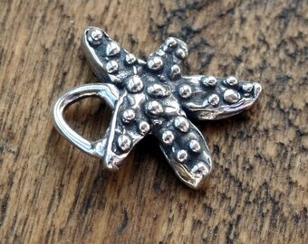 Starfish Charm Artisan Sterling Silver  /CH90