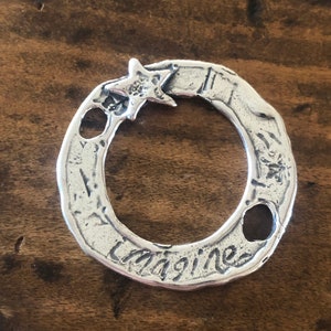 Link Large Imagine Focal Link Sterling Silver WL10