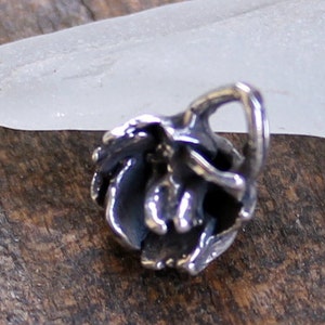 Lotus Flower Charm Sterling Silver SALE