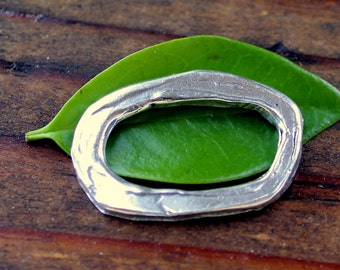 ONE LINK Handcrafted Large Heavy Sterling Silver Link 001/LL100