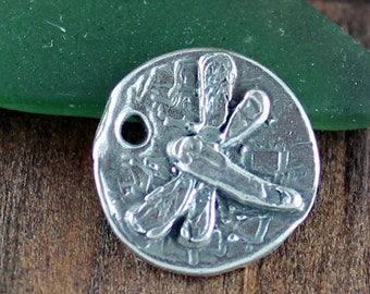 Dragonfly Charm Argent Sterling 001/CH47