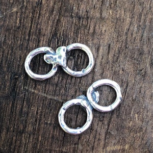 Small Link with Heart Sterling Silver CL60 Bracelet link