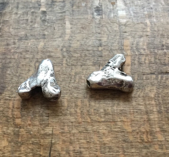 Rustic Heart Bead Sterling Silver 001/B101